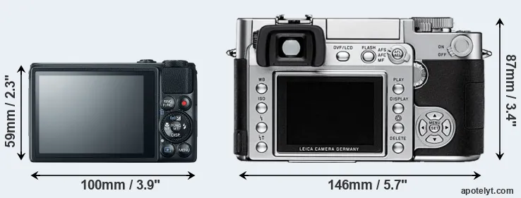 Comparison S120 or Digilux 3 rear