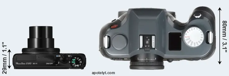 Compare S120 versus S-E Typ 006 top