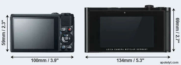 Comparison S120 or TL rear