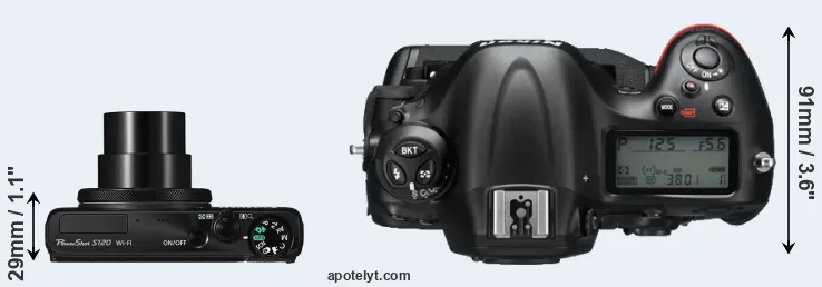 Compare S120 versus D4 top