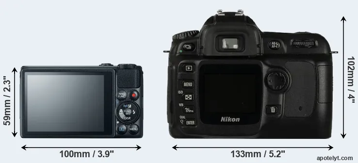 Comparison S120 or D50 rear