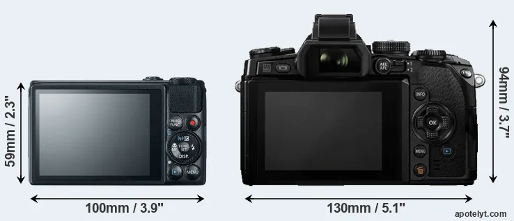 Comparison S120 or E-M1 rear