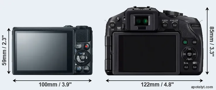 Comparison S120 or G6 rear