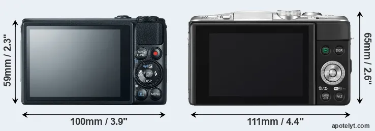 Comparison S120 or GF6 rear