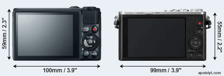 Comparison S120 or GM1 rear