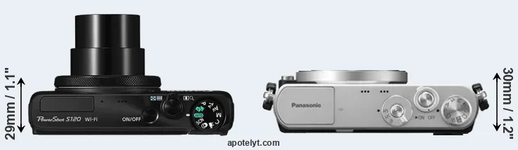 Compare S120 versus GM1 top