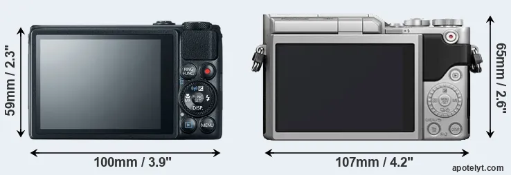 Comparison S120 or GX850 rear