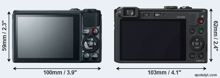 Comparison S120 or LF1 rear