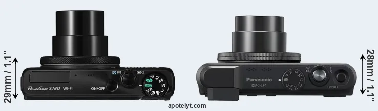 Compare S120 versus LF1 top