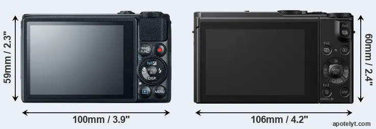 Comparison S120 or LX15 rear