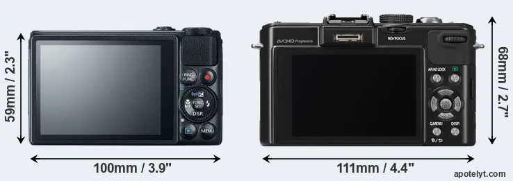 Comparison S120 or LX7 rear