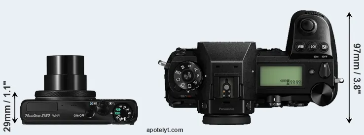 Compare S120 versus S1R top