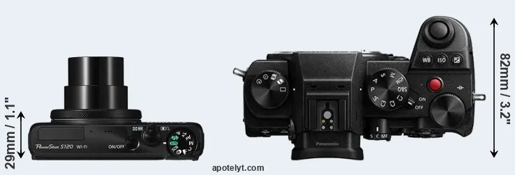 Compare S120 versus S5 top