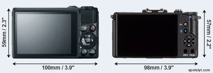 Comparison S120 or Pentax Q rear