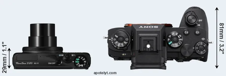 Compare S120 versus A1 top