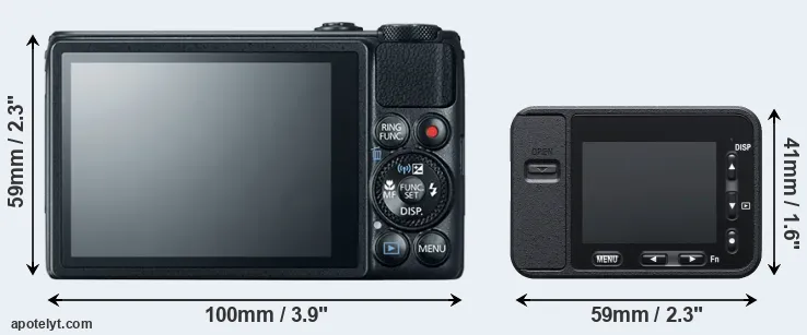 Comparison S120 or RX0 rear