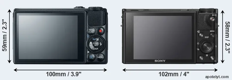 Comparison S120 or RX100 VI rear