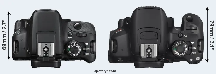 Compare SL1 versus T4i top