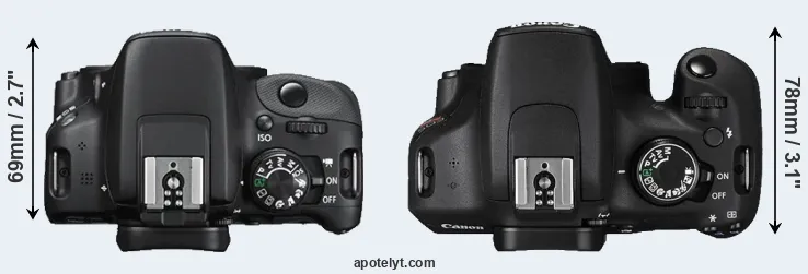 Compare SL1 versus T5 top