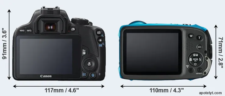 Comparison SL1 or XP130 rear