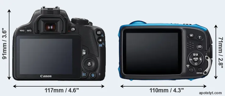 Comparison SL1 or XP140 rear