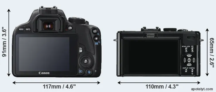 Comparison SL1 or D-LUX 5 rear