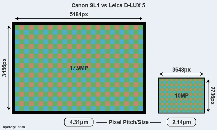 SL1 versus D-LUX 5 MP