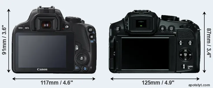 Comparison SL1 or V-LUX 4 rear