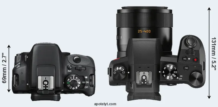 Compare SL1 versus V-LUX 5 top