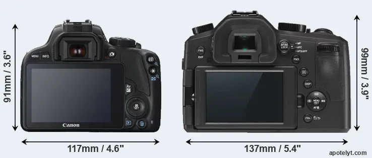 Comparison SL1 or V-LUX Typ 114 rear
