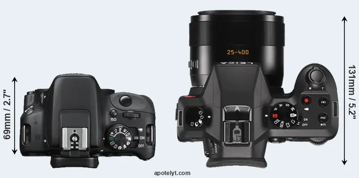 Compare SL1 versus V-LUX Typ 114 top