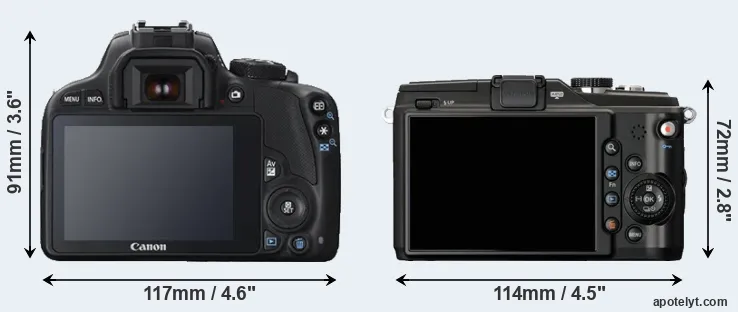 Comparison SL1 or E-PL2 rear
