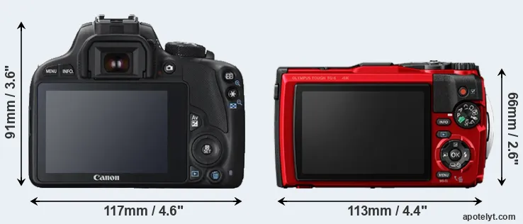 Comparison SL1 or TG-6 rear