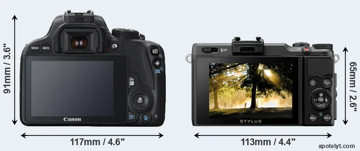 Comparison SL1 or XZ-2 rear