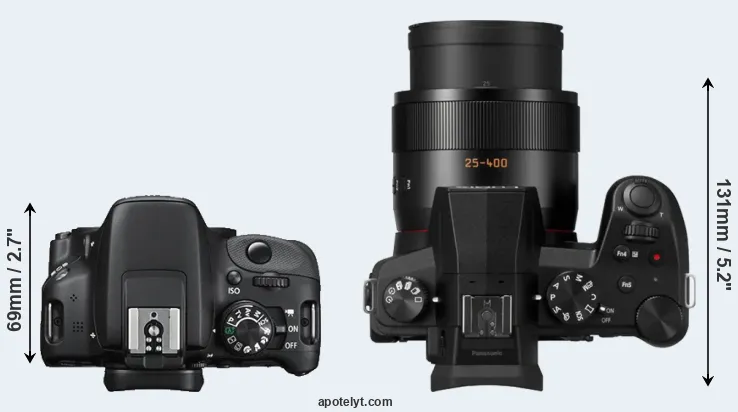 Compare SL1 versus FZ1000 II top