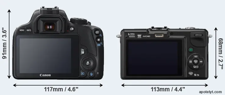 Comparison SL1 or GF2 rear