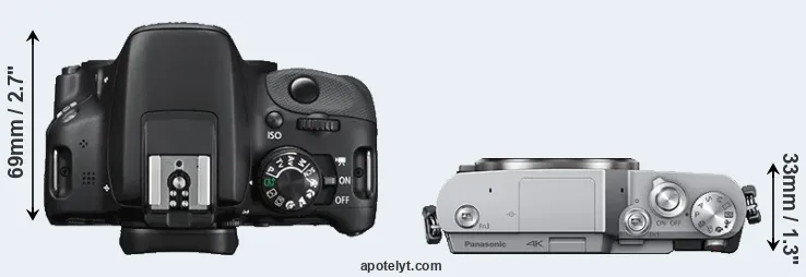 Compare SL1 versus GX800 top