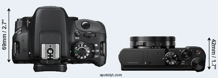 Compare SL1 versus LX10 top