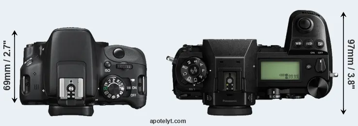 Compare SL1 versus S1 top