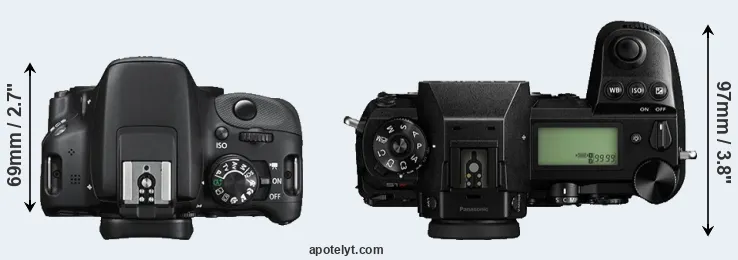 Compare SL1 versus S1R top