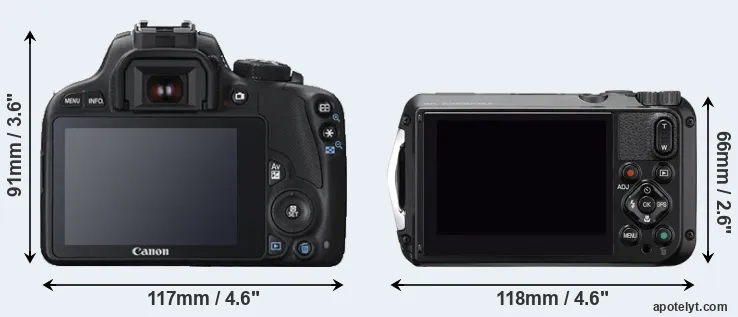 Comparison SL1 or WG-6 rear
