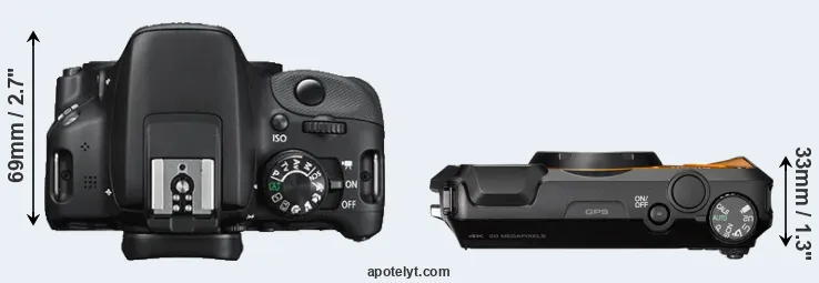 Compare SL1 versus WG-6 top