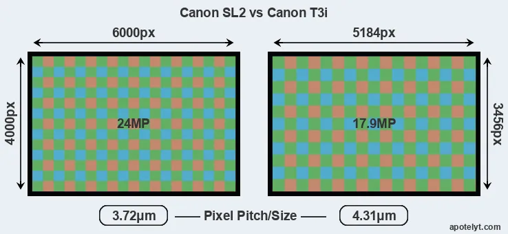 SL2 versus T3i MP