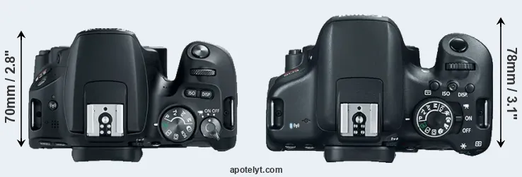 Compare SL2 versus T6i top