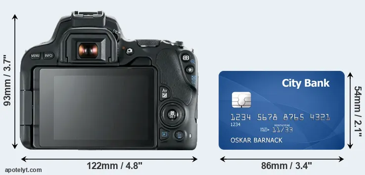 SL2 and credit card rear side