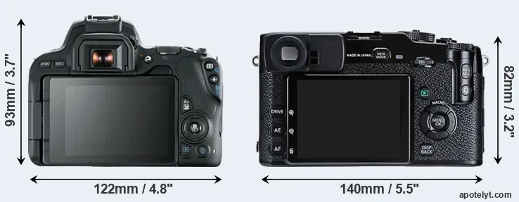 Comparison SL2 or X-Pro1 rear