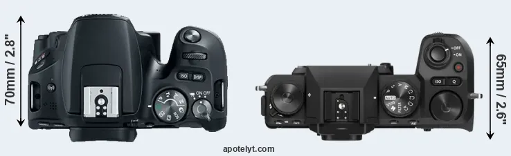 Compare SL2 versus X-S20 top
