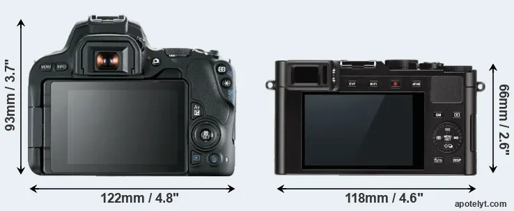 Comparison SL2 or D-LUX Typ 109 rear