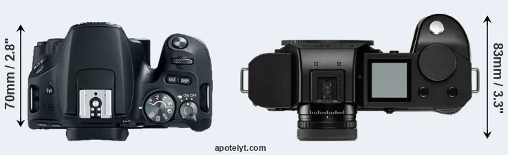 Compare SL2 versus Leica SL2-S top