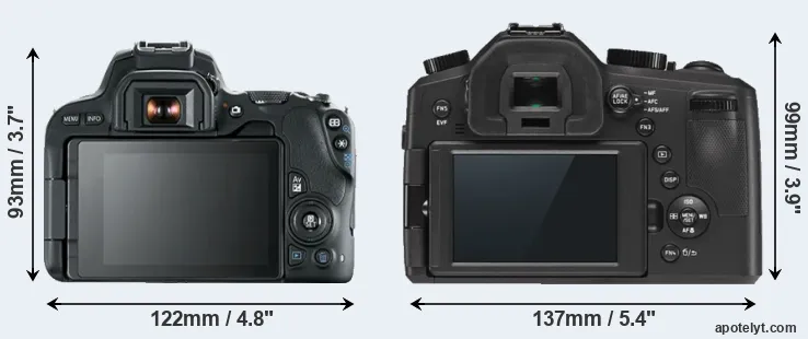 Comparison SL2 or V-LUX Typ 114 rear